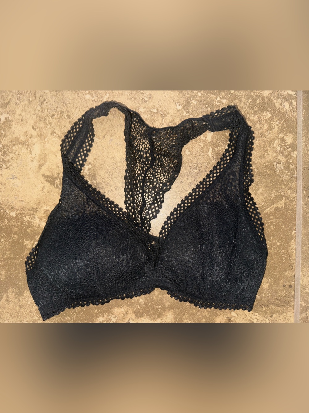 Victoria’s Secret Black Lace Racerback Bralette - Women Intimates & Sleepwear